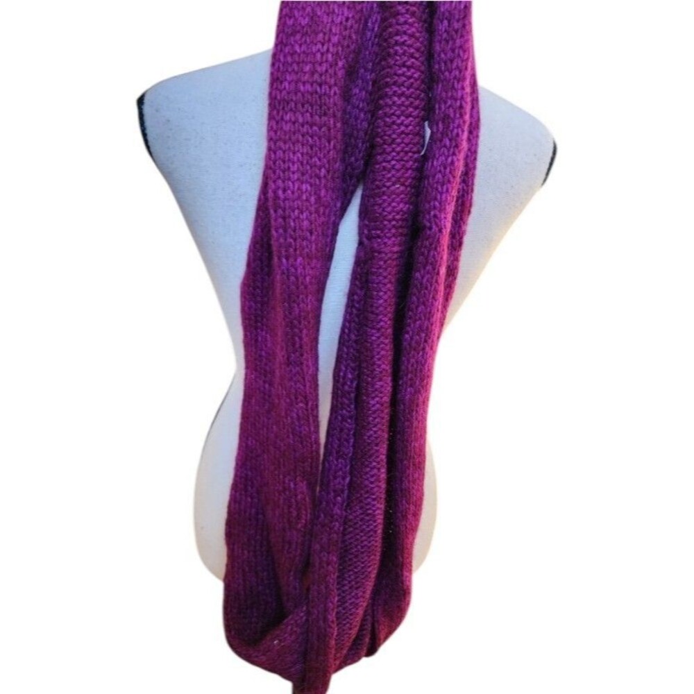 Target Infinity Scarf Purple Acrylic NEW
